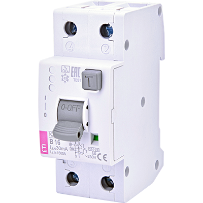 diferential rcbo kzs-2m2p a b13/0.03 002172503